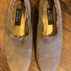 Stuart Weitzman suede flats size 9 narrow